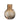 Vaas - Bol - Met Hals - Glas - Amber - S