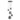 Plafondlamp - Bollique - 2730ZW - Vide Lamp - Zwart - 5 Lichts