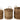 Manden - Lucie - Raffia - Naturel - Set van 3