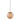 Hanglamp - Bollique - 3498ME - Messing - Glazen Bol - 30cm