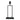 Tafellamp - Stang - Zwart - 3843ZW -  E27 Fitting