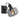 Wandlamp - Glaslic - 3864ZW - Zwart - Smoke Glas