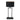 Tafellamp + Lampenkap - Stang - 3984ZW - Zwart/ Goud - Linnen - E27 Fitting