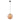 Hanglamp - Bollique - 4186ME - Glazen Bol - Messing - 40cm