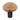 Tafellamp - Bloeba - 4235ZW - Zwart/ Amber - Ribbelglas
