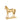 Paard - Polyresin - Goudkleurig - S