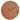 Wandklok - Rond - Marmer - Terracotta/ Zwart
