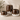 Design Bloempot Twee Kleuren Wit Donkerbruin Large voor modern interieur