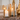 Kaarshouder Lea Gestreept Glas Goud/Transparant Medium | RichtjeHuisin