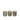 Theelichthouder Wild Glas Camel/Zwart Set van 3