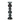 Kaarshouder Glas Petrol Large 35 cm | RichtjeHuisin