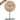 Tafelklok Rond Marmer Beige/Zwart