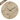 Wandklok - Rond - Marmer - Beige/ Zwart