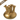 Vaas - Tulp - Aluminium - Goud