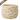 Bloempot - Rond - Reliëf - Cement - Beige - L