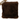 Kussen - Moutie - Polyester - Donkerbruin - 45x45cm
