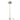 Vloerlamp - Led - Goud - Metaal/ Rookglas