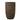 Bloempot met Golvend Design Donkerbruin Extra Large