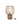 Tafellamp - Glas - Bruin - 29x42cm